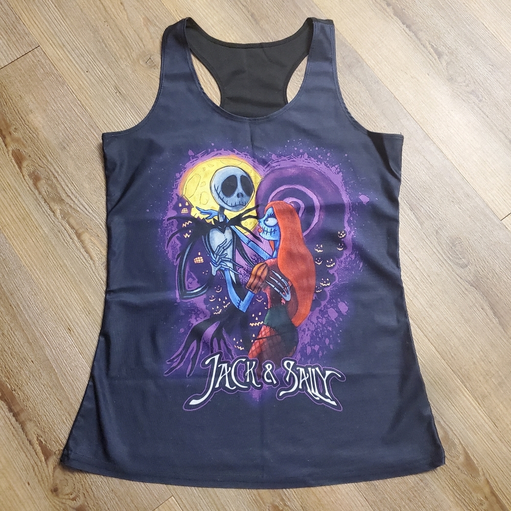 Jack & Sally Nightmare Before Christmas Tank Top